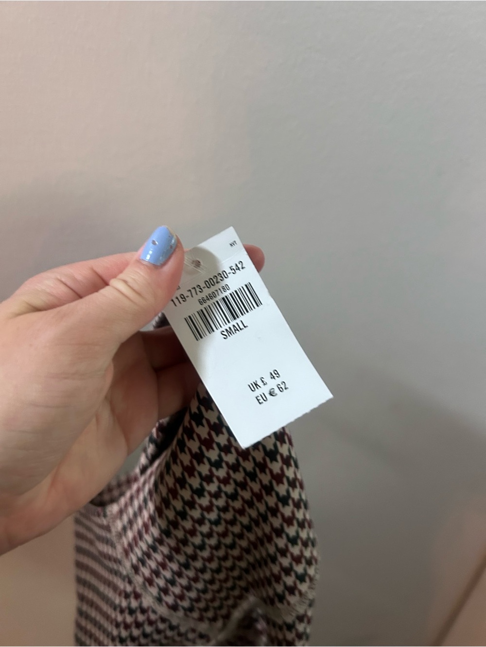 Abercrombie YPB curve love houndstooth leggings new with tags - Picture 5 of 5